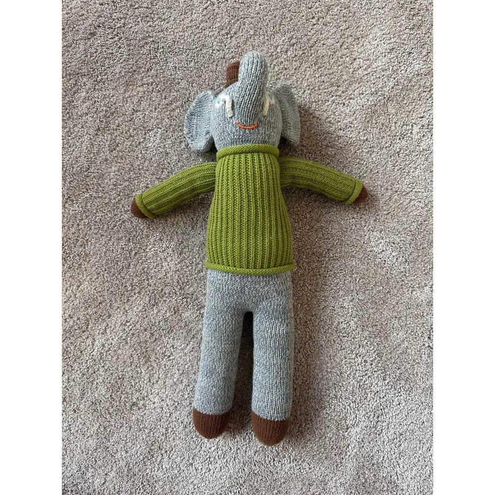Blabla Regular Hercule the Elephant Cotton Knit Animal